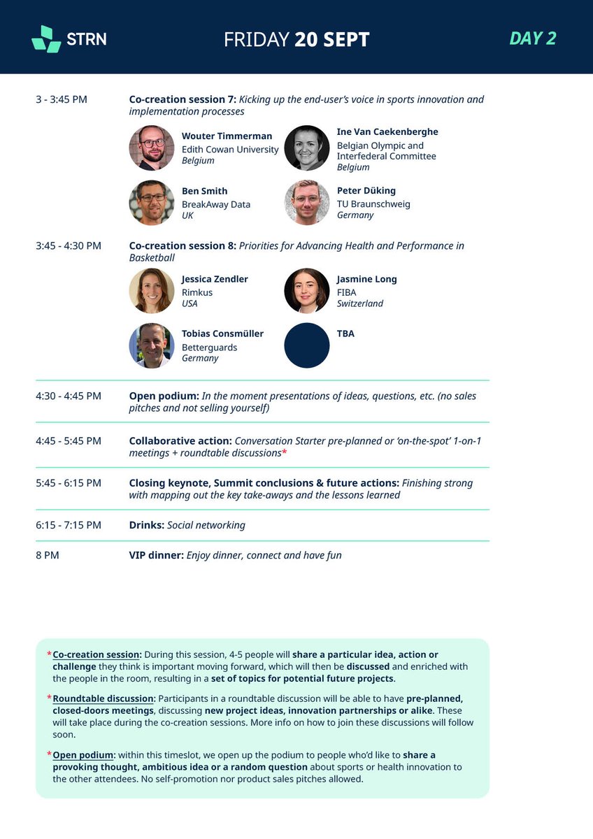FULL PROGRAM of the Sports Tech Research &amp; Innovation Summit 2024 is now live! 🙌

🔥 We couldn't be more excited about all these speakers and organizations coming together!

🫵 Which panel or speaker are you most looking forward to seeing?

🎟️ Tickets at strn.co/summit/tickets