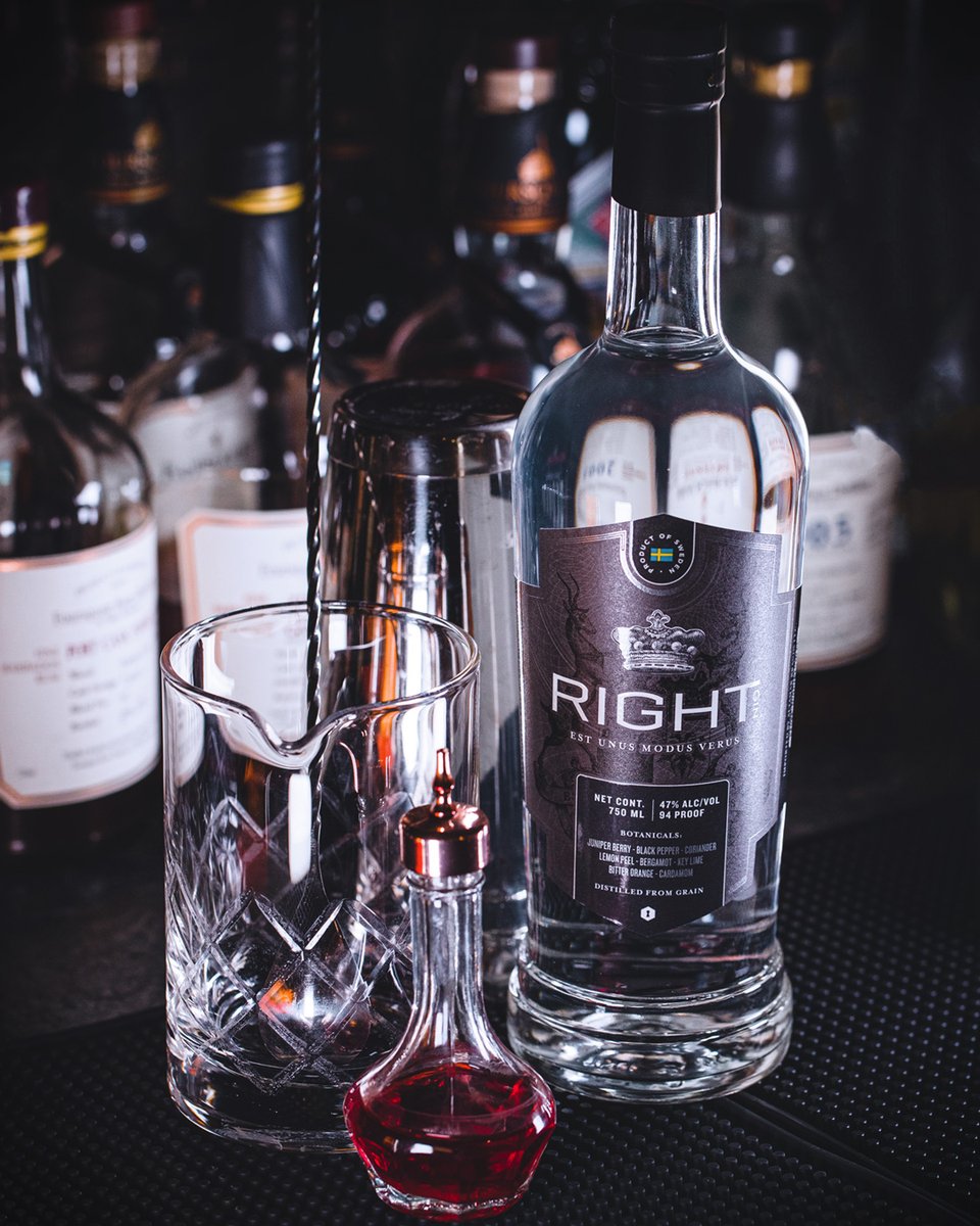 Blended and bottled in Malmo, Sweden, RIGHT Gin works exceptionally well in classic cocktails, taken neat, and pairs beautifully with fresh and seasonal flavors. Shop RIGHT Gin at Passion Spirits bit.ly/39MozP1
