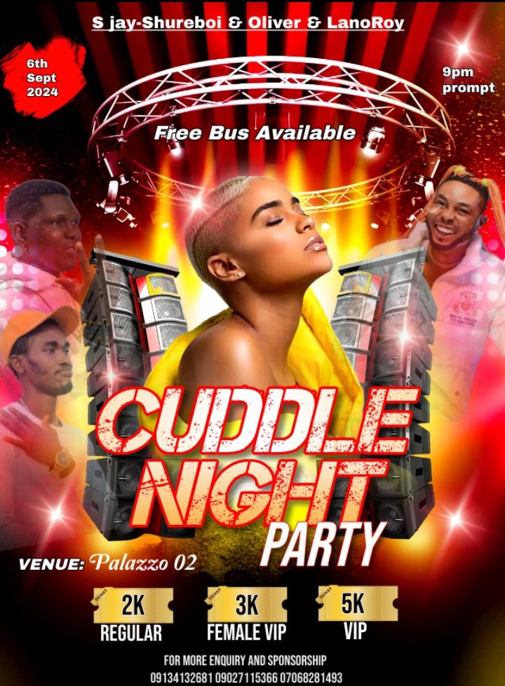 Hello guys, sorry been away for some time cos I've been ill. I'm fine now.  I m hosting my first show on the 6th Sept,2024. You are all invited!!