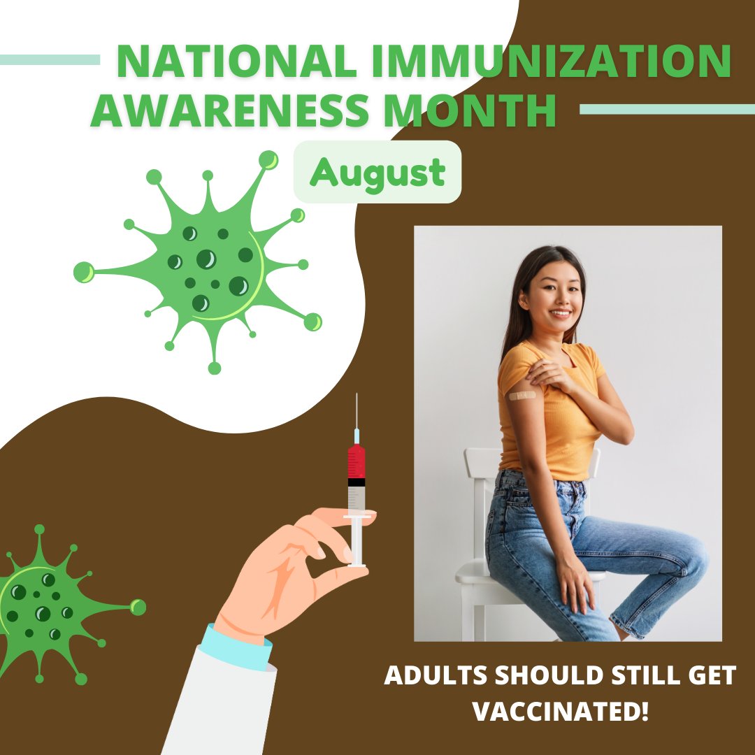 AcesWorld4All's tweet image. Even as an #adult, it is important for you to get vaccinated. #Vaccines are the best way to protect you and your loved ones from #preventable diseases. Like to help promote adult vaccination to protect yourself and others. @CDCgov @WHO @PublicHealth