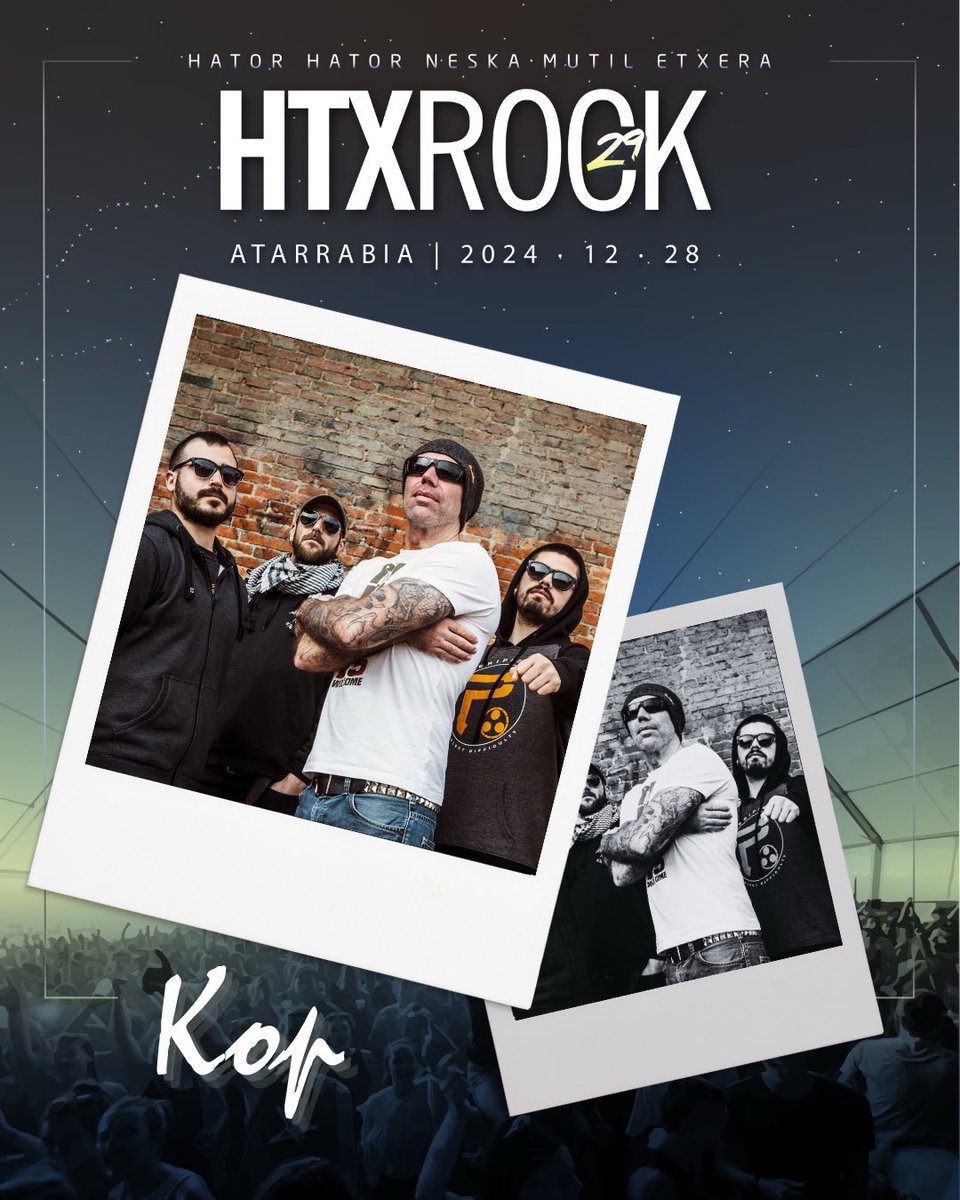 🎶 KOP <a href="/KOPoficial/">KOP</a> 

📍 Abenduaren 28an Hatortxurock 29an ikusteko aukera izango dugu. 

𝐁𝐈 𝐄𝐒𝐊𝐀𝐈𝐍𝐓𝐙𝐀 𝐄𝐙𝐁𝐄𝐑𝐃𝐈𝐍
🔵 HTX29|rako sarrera
🔵 HTX29 + 30|erako bonoa

🎫 labur.eus/agurhatortxu
. 
. 
. 
#htx29 #aguratarrabia #agurhatortxu #kop