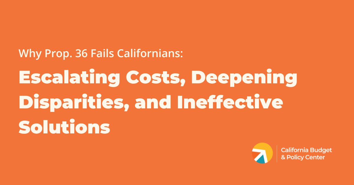 Proposition 36 fails Californians. Here's why.
calbudgetcenter.org/resources/unde…