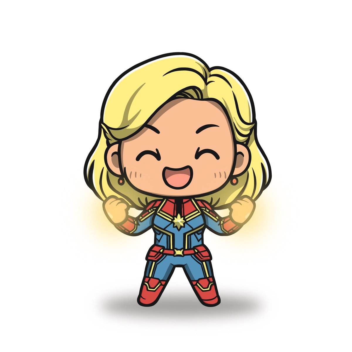 telmitto's tweet photo. “Captain Marvel!” - Small but cosmic! ✨💥 Meet Chibi Captain Marvel, the cutest superhero in the universe. 🌟 

#ChibiArt #Kawaii #CaptainMarvel: https://t.co/L2s7IJ2cpz