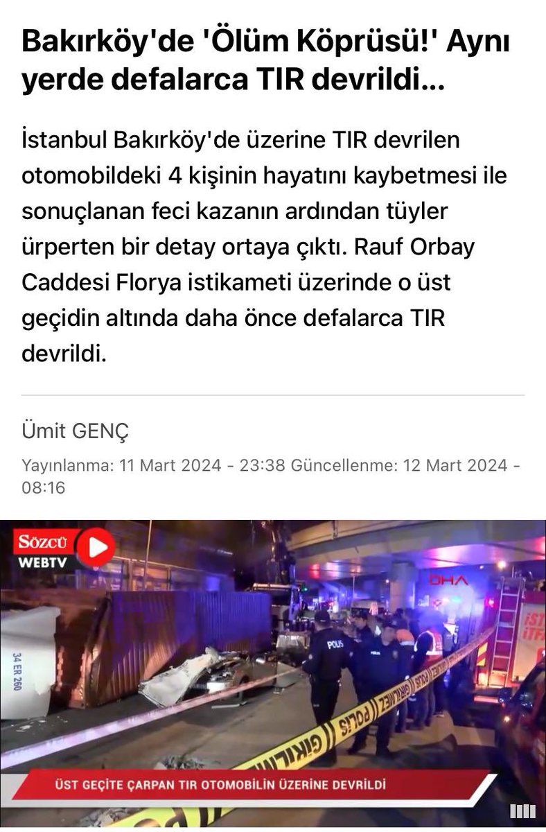 Kimsenin kendini sorumlu hissetmediği bir ülkede her tür felaket yaşanır. Parti Yönetim Kurulu üyemiz, değerli kardeşimiz Mehmet Aytekin’in Ramazanın birinci günü hemen hemen ailesinin yarısını kaybettiği Yeşilyurt köprüsünün altında bugün benzer bir kazada çok sayıda