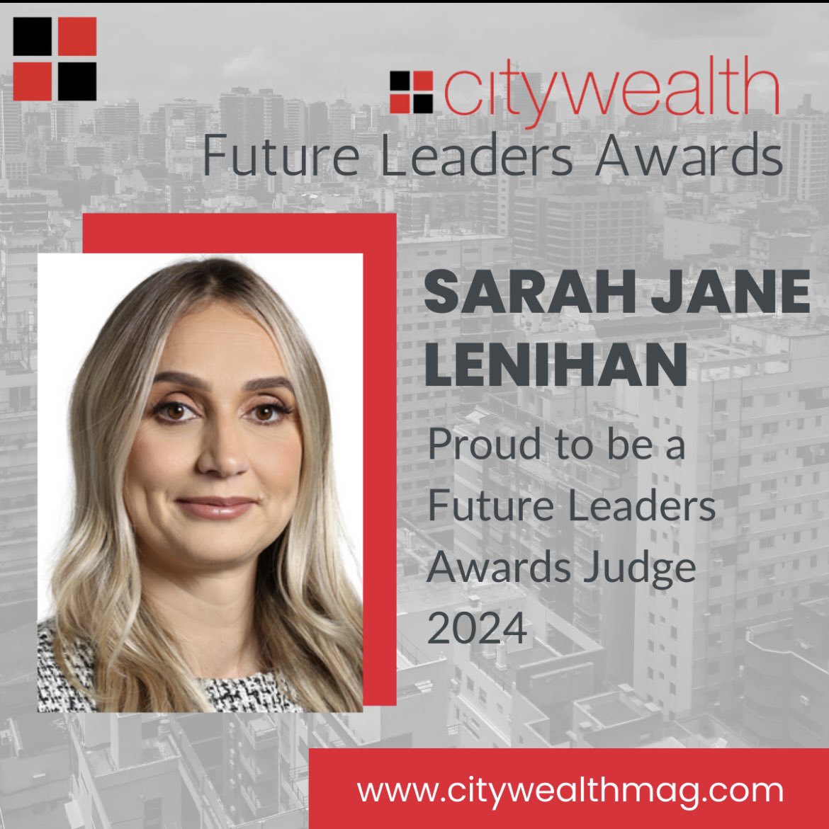 Excited to be judging the <a href="/Citywealth/">Citywealth</a> Future Leaders Awards, supporting the next generation of talent in wealth management and recognising their leadership, innovation, and client excellence! #CityWealth #FutureLeadersAwards