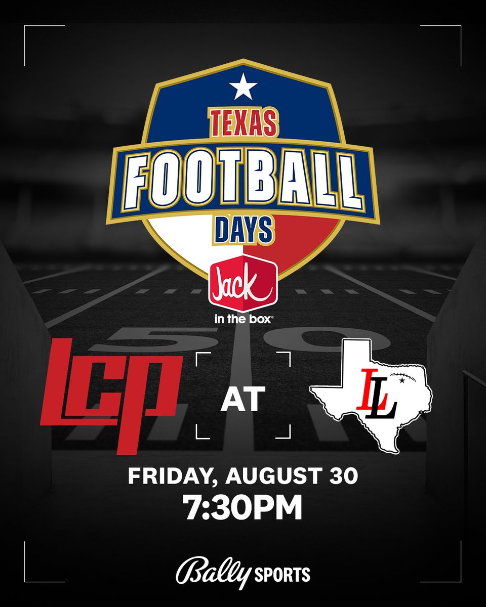 Your Lubbock-Cooper Pirates are ready to take on the
Lovejoy Leopards as Bally Sports’ featured game for their 2024 Texas Football Days presented by Jack in the Box!

Fans across the region can watch the game live Friday, Aug. 30, on Bally Sports Southwest Extra, on the Bally