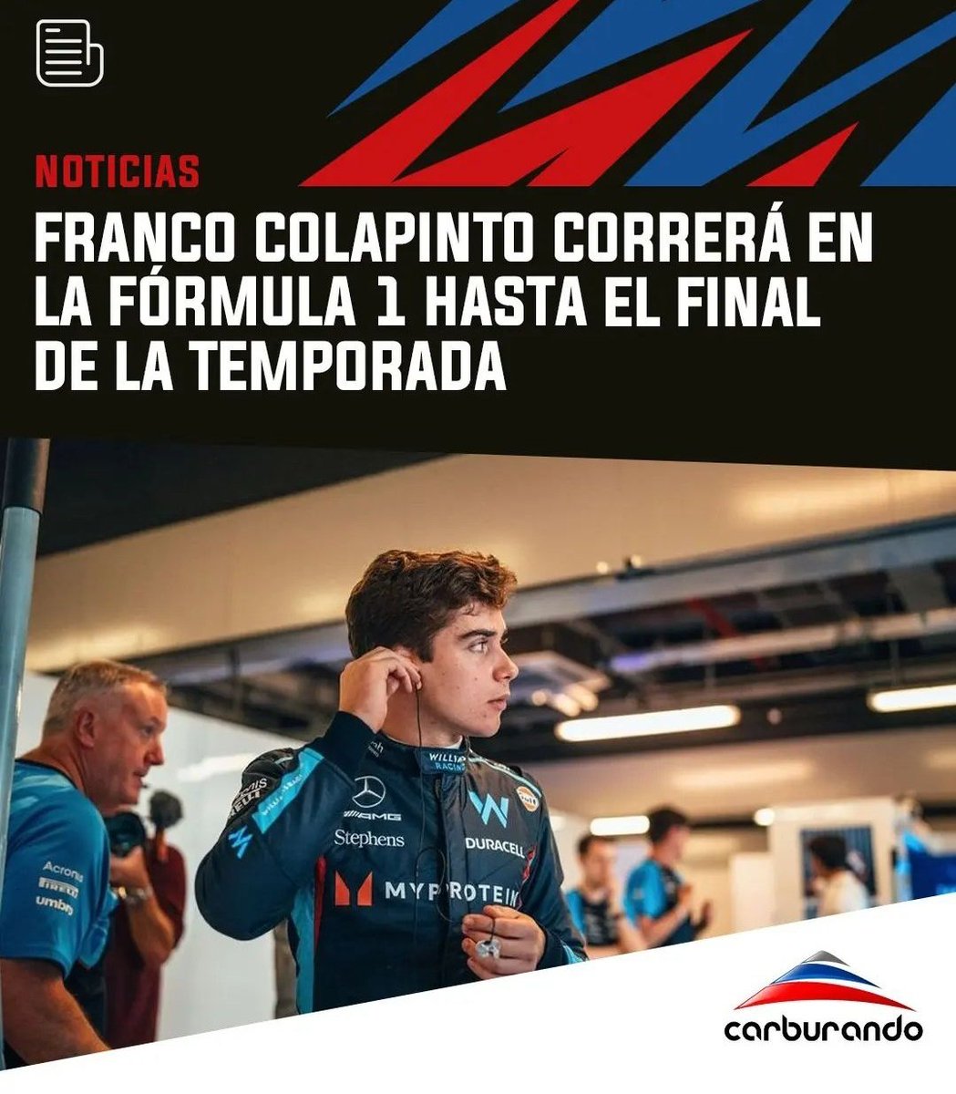 Sanchez_Franco1's tweet photo. Tenía un día de mierda, pero esto me cambio todo... Vamos pendejo!!!! #FrancoColapintoEnF1 https://t.co/273yzkYcKn
