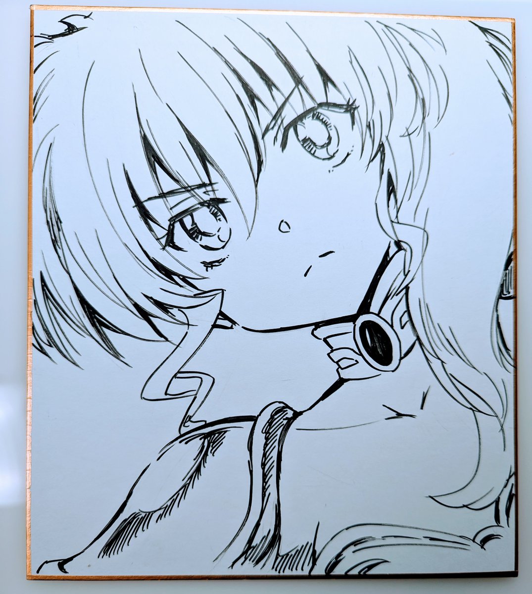 凛々しいの一個描いてたわ。 またいつか描きます。  #朝霧陽子生誕祭2024 #遅刻