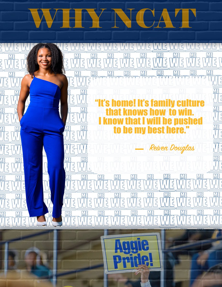 LadyAggieBall's tweet image. Why North Carolina A&amp;amp;T State University? 

#AggieWbb💙💛 #Commit2Grit #LevelUp #WeAboveMe #BeUncommon