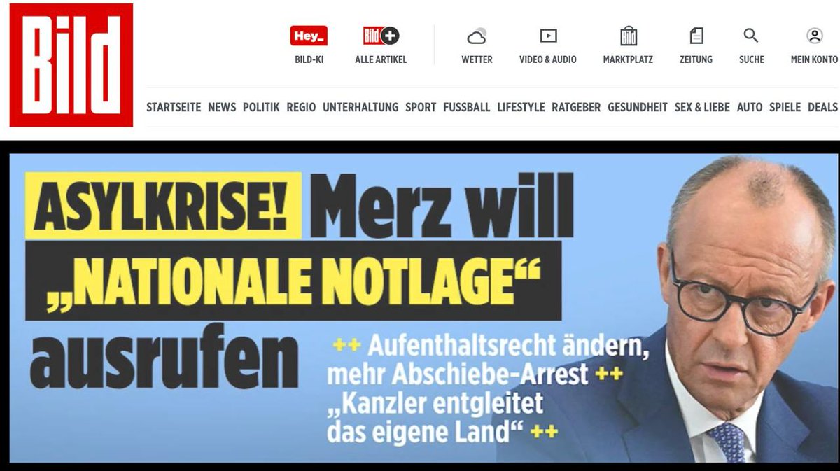 reitschuster's tweet image. Rechts blinken und links abbiegen. Wetten, dass es wieder so kommt bei Merz? Wer regiert denn in Ländern wie NRW? Wer hat die Partei gehindert, dort hart durchzugreifen? Wer hat 2015 die Grenzen geöffnet? Ich fürchte, die Ankündigung ist Bauernfängerei aus Angst vor den Wahlen.