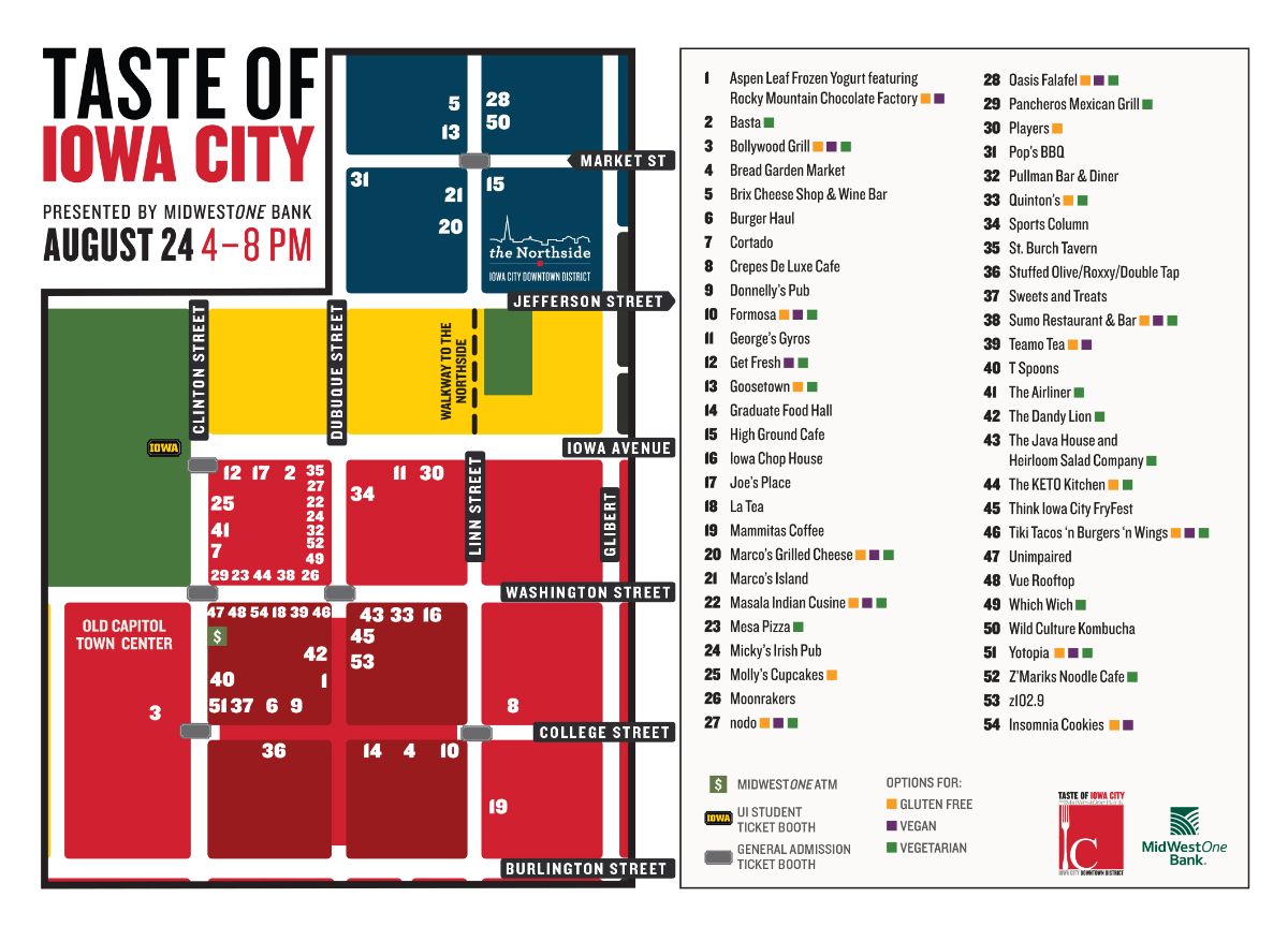 Taste of Iowa City Tomorrow! - mailchi.mp/4c52d7eb1b6e/t…