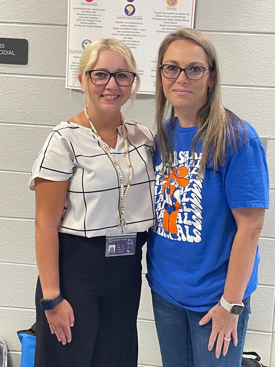 Congratulations to Murray State PDS student, Leah Story, who was selected for the 2024-2025 PDS cadre.  She will be doing practicum and student teaching at South Marshall Middle School with Patricia Murphy.  Good luck, Leah.