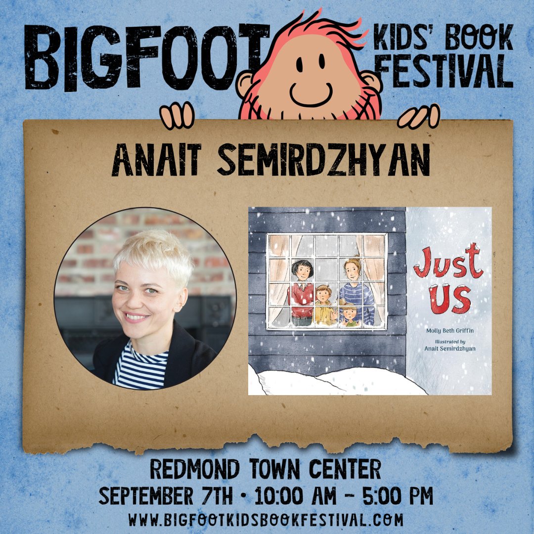 Meet illustrator Anait Semirdzhyan! Anait is the illustrator of multiple award winning picture books including Babo: A Tale of Armenian Rug-Washing Day, The Arabic Quilt, andThe Banned-Books Bake Sale, ! Say hi to Anait and check out her latest book, Just Us by Molly Beth Griffin