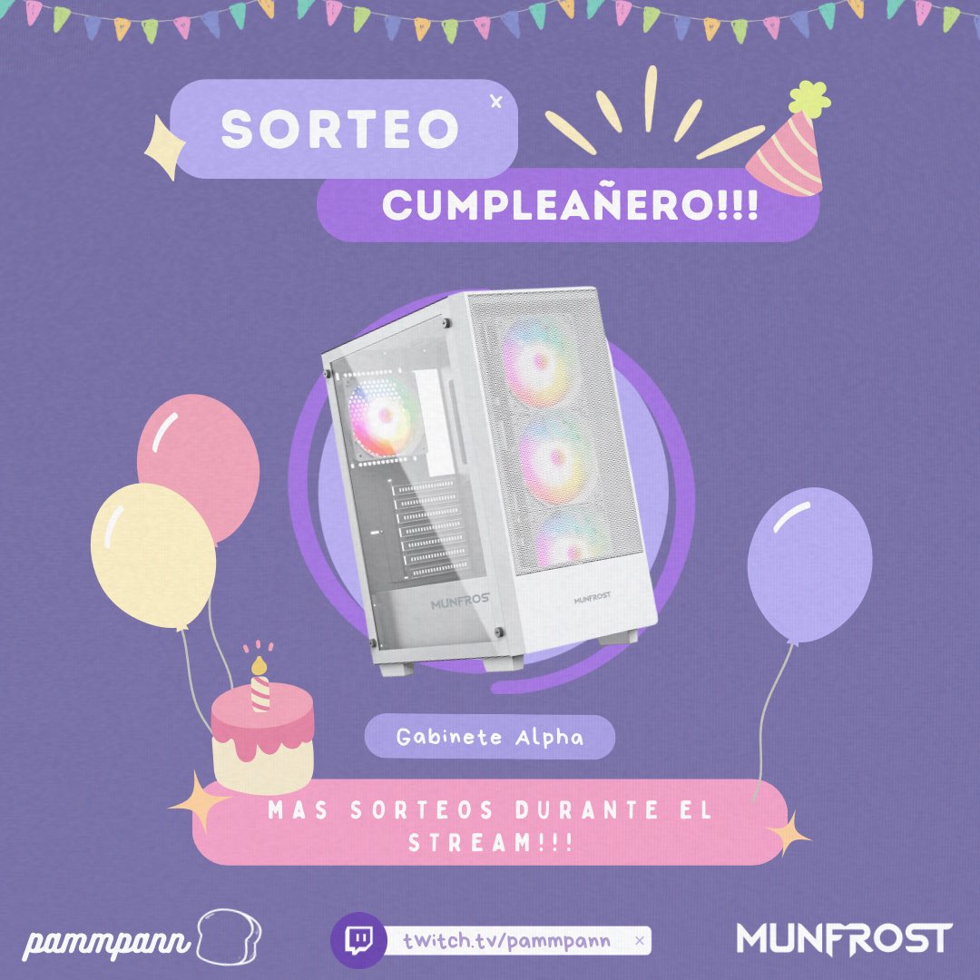 pammpann's tweet image. Sorteo de un gabinete Alpha Munfrost para festejaaaar 🎁⋆ ·˚ ༘ *

~Como ganártelo? ʅ（◞‿◟）ʃ

  ⋆˙⟡ Follow @munfrost y @pammpann 
  ⋆˙⟡ Like y RT
  ⋆˙⟡ Menciona a un amigo!

Mucha suerte a todos! El ganador se da a conocer el día miércoles a las 9 pm en STREAM! (1/2)