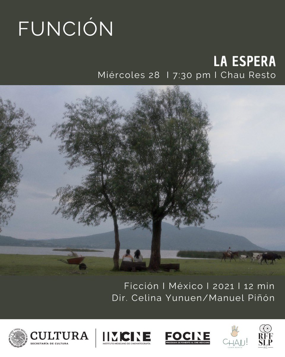 RodandoFilmFest's tweet photo. 📽️ 𝗙𝗨𝗡𝗖𝗜𝗢́𝗡 𝗗𝗘 𝗔𝗚𝗢𝗦𝗧𝗢 𝗘𝗡 Chau✨

▶️ MUESTRA DE CORTOMETRAJES 

📅 Miércoles 28 de agosto; 7:30 pm.
📍 @chau_resto Iturbide 913, Zona Centro.

@imcine @amanitaslp 
#cineméxicano #cinemamexico #cineensanluispotosí #rodando12 #centrohistóricodesanluispotosí https://t.co/zMHFnXGSN1