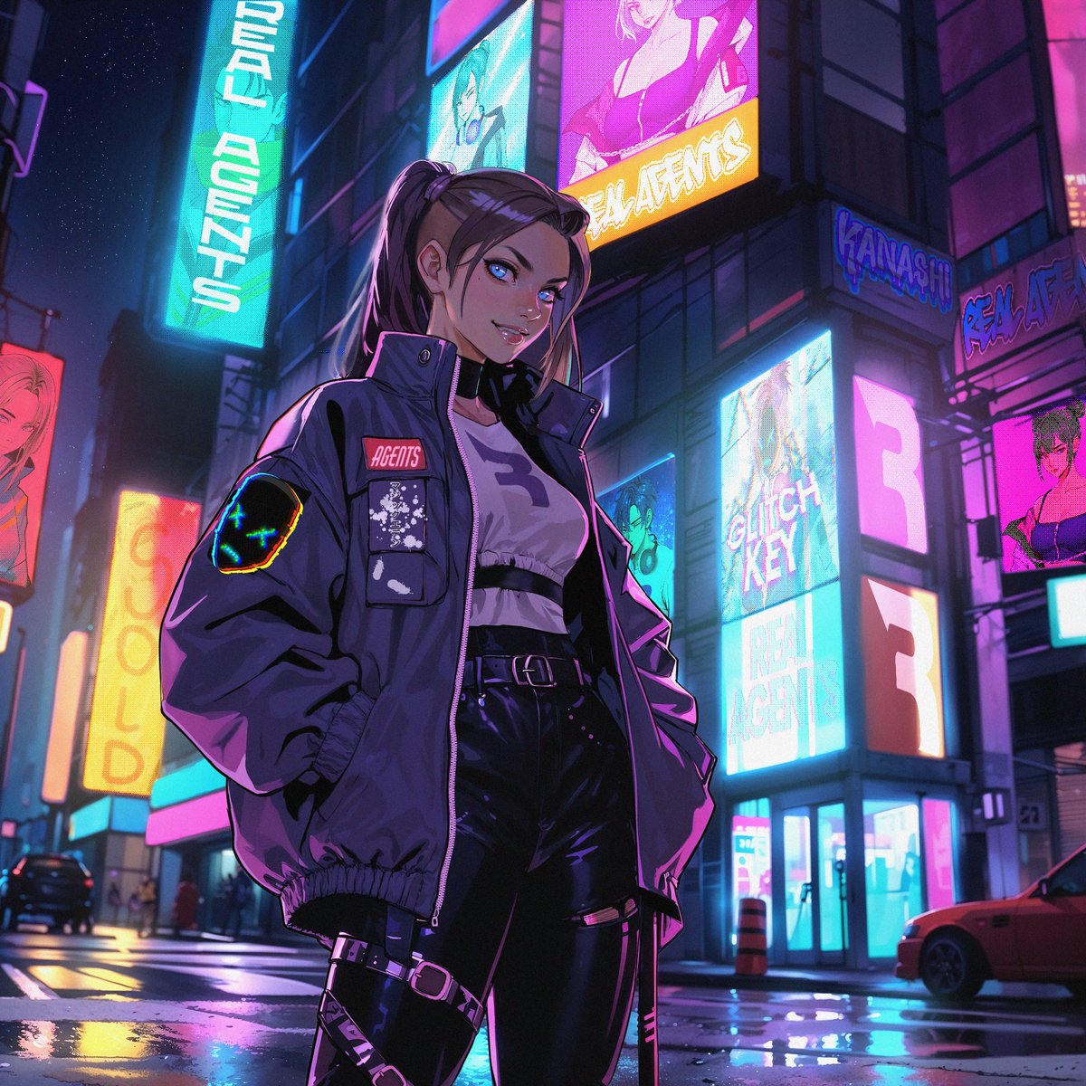 Glitch girl for <a href="/jonahblake/"></a> 
launchpad art for pfps collection in  
magiceden.io/collections/po…