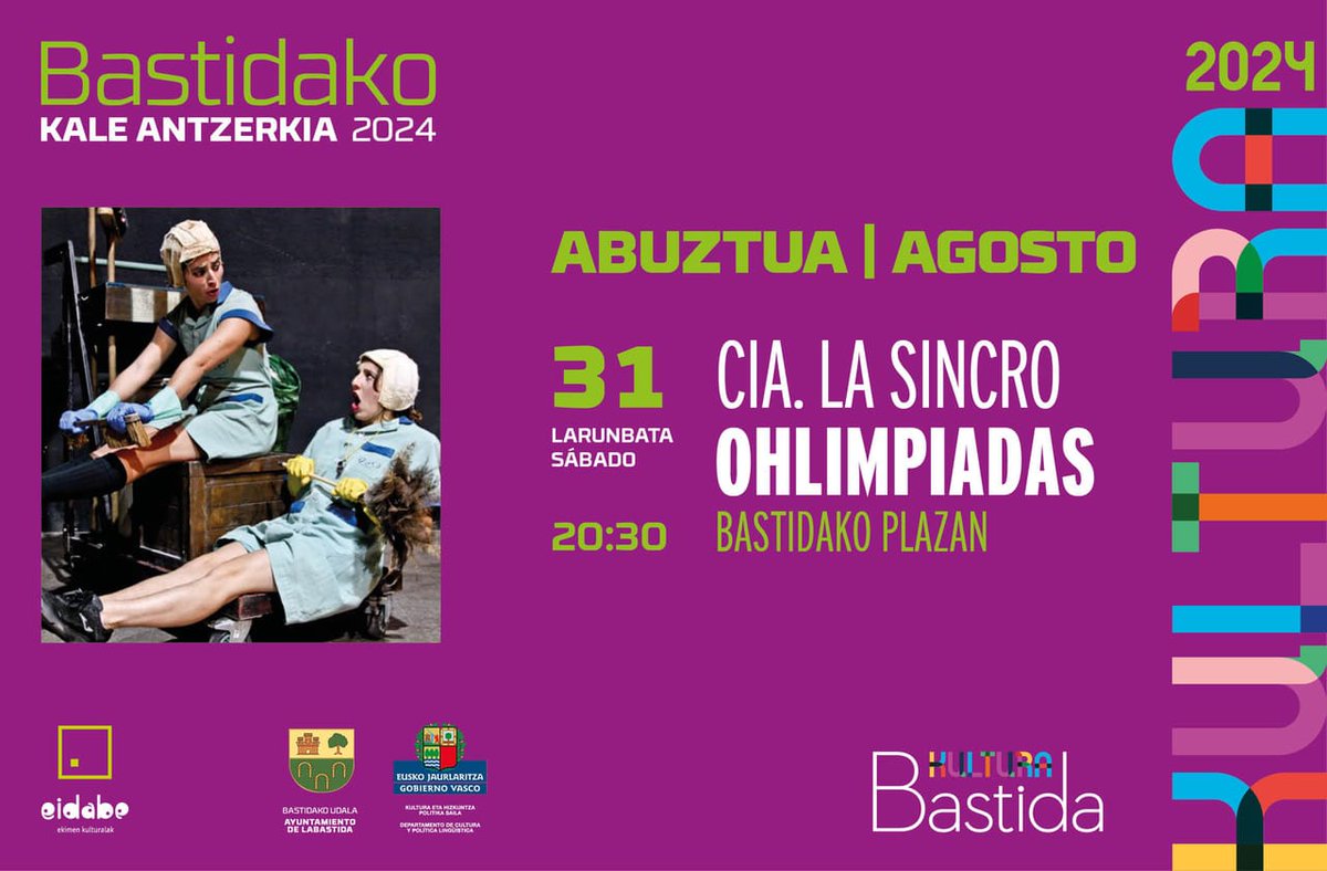 eidabe's tweet photo. Bastidako Kale Antzerkia 2024 https://t.co/gtdG5L8tPV