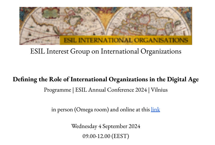 ESIL International Organizations tweet media