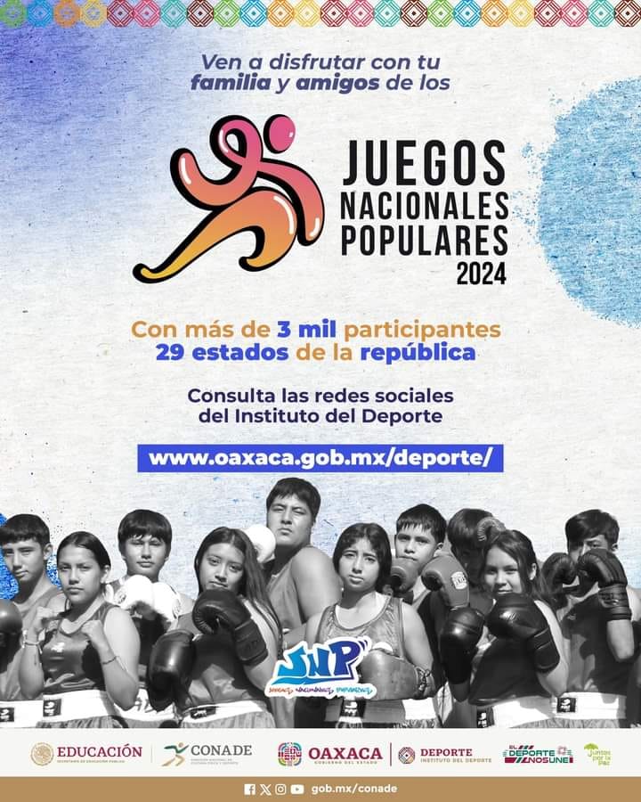 ¡Un honor proteger a los 3,000 atletas que participaron en los #JuegosNacionalesPopulares 2024! ​🥊​🥋​⚽​🤩​

#TuDeporteSeguro