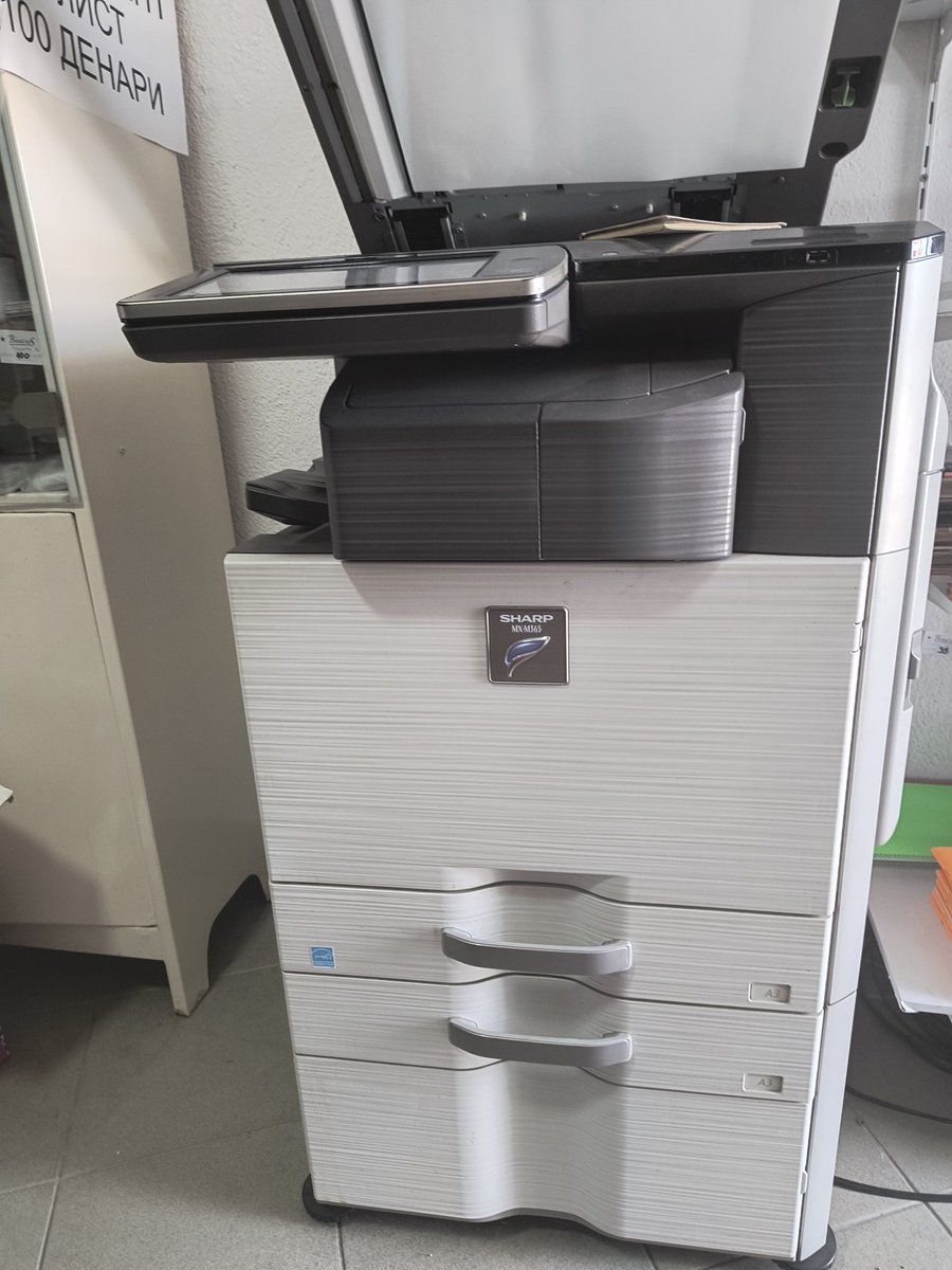 arkenstone30's tweet photo. Драги другари и другарки го продавам фотокопирот.
Марката му е Sharp MX M365 и доаѓа со 50%-75% боја во тонерот кој е за 40 000 копии.
Редовно одржуван, во перфектна состојба со сервисна книшка со се.
РТ ако може и повеќе инфо во ДМ или на 071/762655 фала ви многу ❤️ https://t.co/nTRYsJ4WuN