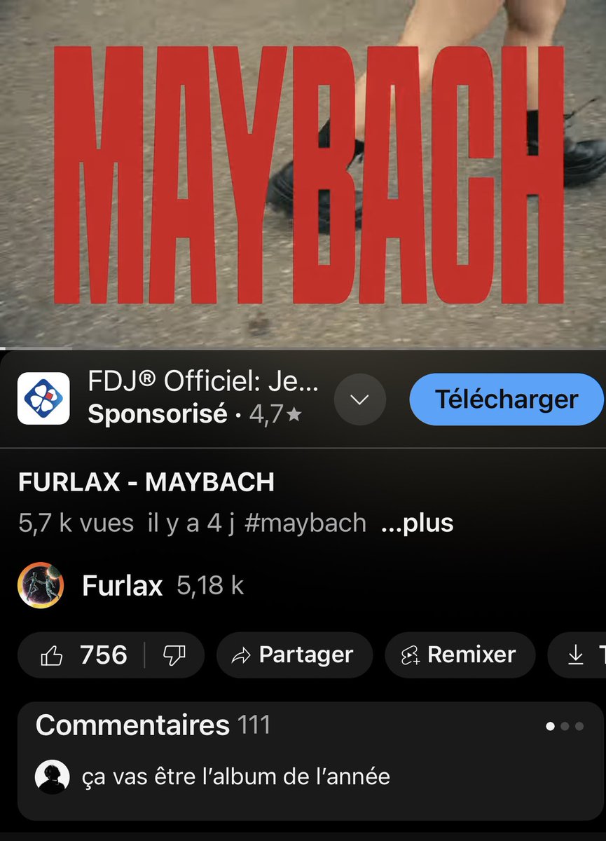 furlaxofficiel's tweet photo. En vérité j’ai jamais fait ces chiffres en aussi peu de temps avec le premier single d’un de mes projets, 20K sur spotify en 4 jours et 5K sur le clip 🩸 alors merci à tous ceux qui stream, qui ont mis le morceau en playlist et à tous les médias qui ont relayé 🫂 RDV le 06/09 https://t.co/6J9nrakJMq