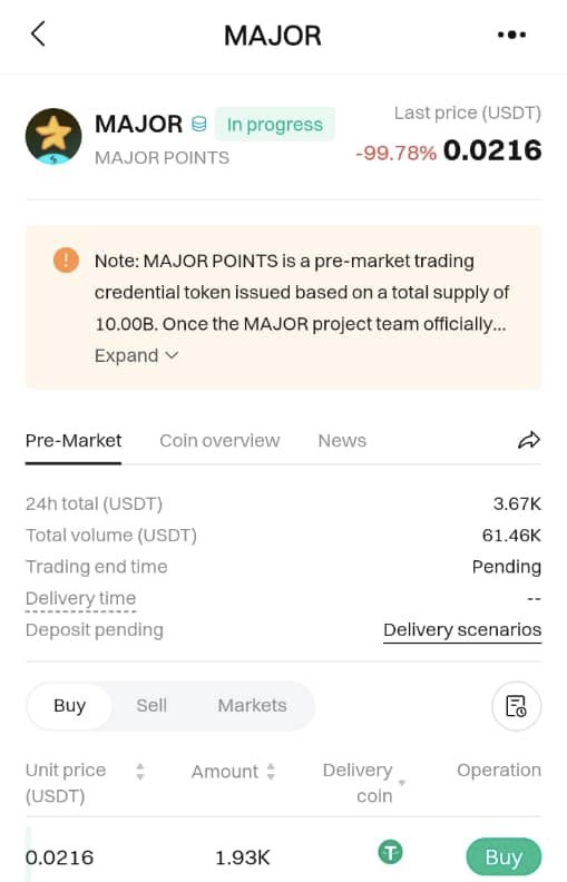 marjidofficial's tweet photo. Something Is Cooking On Major. Retweet If You Are Farming $Major

Signup Here - https://t.co/p2dSzaPnae https://t.co/7GR5YugELw