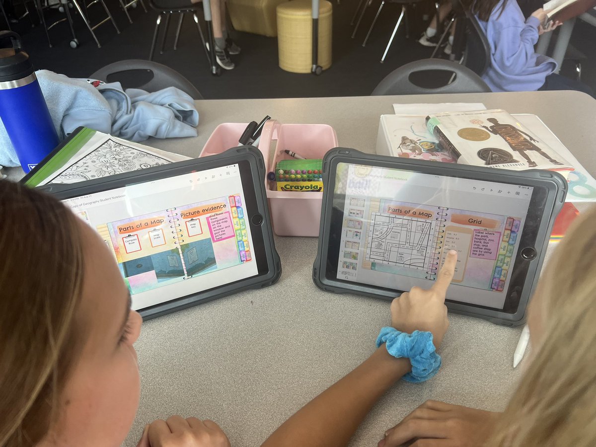 JMitch2022's tweet photo. Trying something g new this year… digital notebooks! They’re fun, organized, and interactive. Plus, students are LOVING them! It’s so fun to see their progression in Geography right in front of them! https://t.co/Qgz2SEZFvf