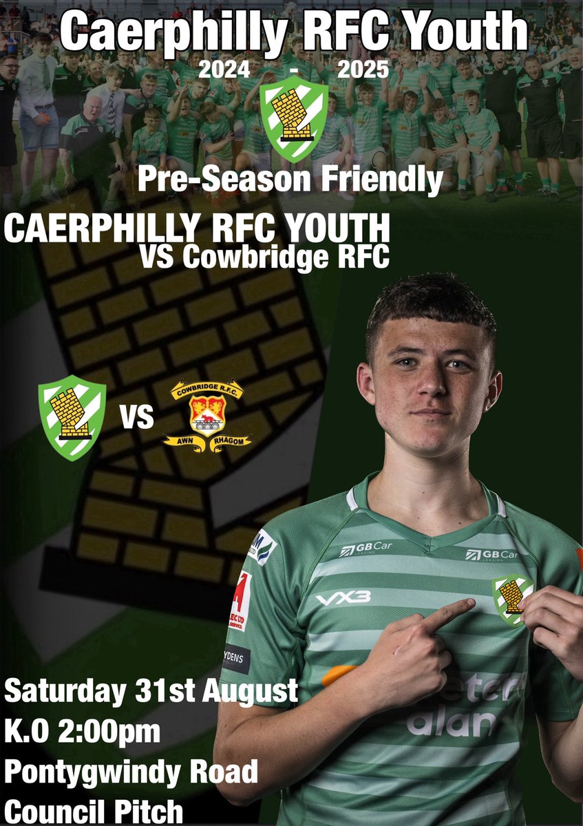 Caerphilly RFC Youth (@caerphillyyouth) on Twitter photo Our final August game sees us welcome <a href="/CowbridgeYouth/">Cowbridge Youth, M&J</a> - we have a full weekend of rugby at Caerphilly RFC this weekend so hope to see you there π Our final August game sees us welcome <a href="/CowbridgeYouth/">Cowbridge Youth, M&J</a> - we have a full weekend of rugby at Caerphilly RFC this weekend so hope to see you there π
