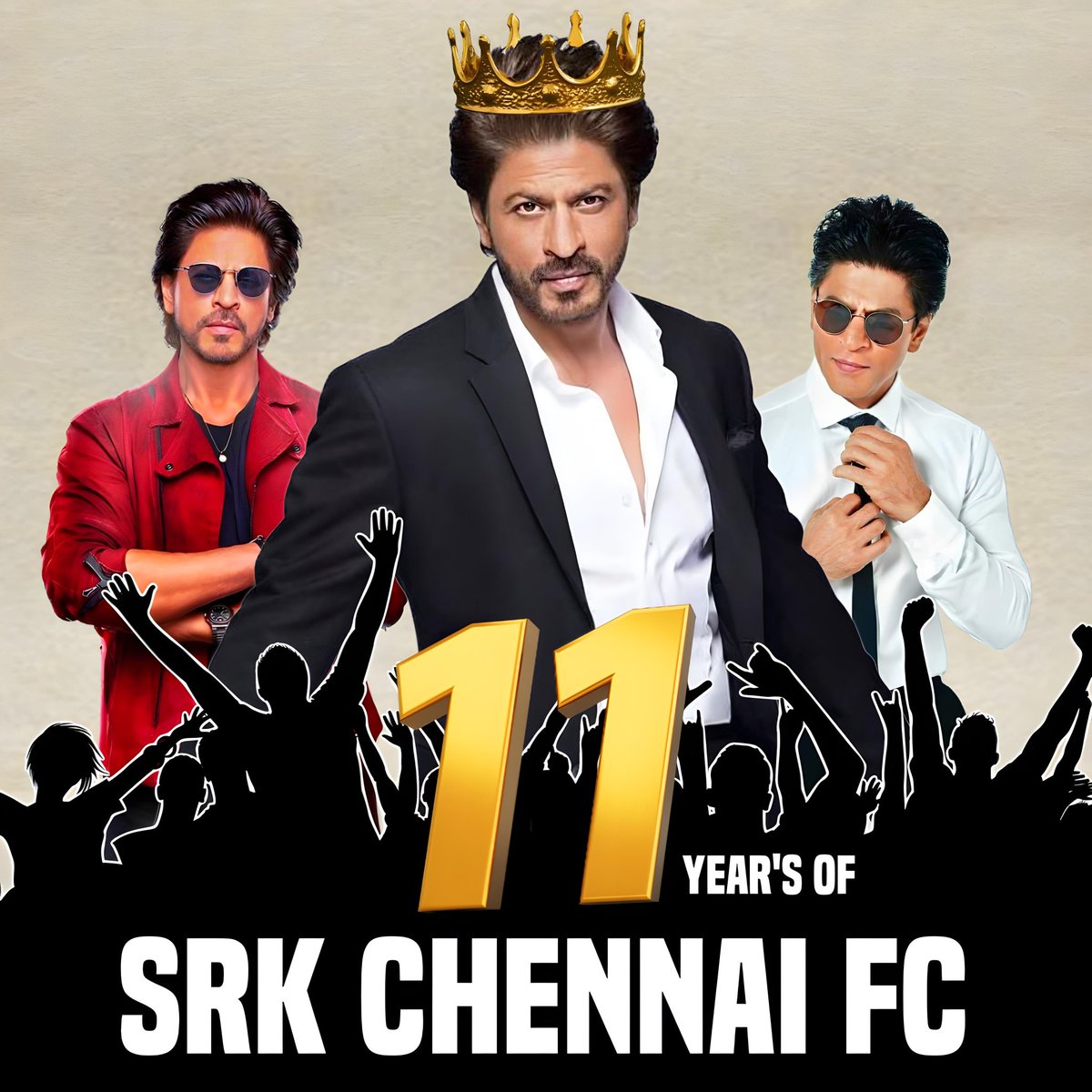 ♡♔Team SRKCFC♔♡™ (@teamsrkcfc) on Twitter photo We as SRKCFC Believe in Spreading Love & Happiness in the name of <a href="/iamsrk/">Shah Rukh Khan</a> sir & our team has been spreading love & positivity for the last 11 years now & we will continue doing that.
Thank u everyone from our <a href="/SRKCHENNAIFC/">♡♔SRKCFC♔♡™</a> family for all the love & support 🙏🏻
#11YearsOfSRKCFC We as SRKCFC Believe in Spreading Love & Happiness in the name of <a href="/iamsrk/">Shah Rukh Khan</a> sir & our team has been spreading love & positivity for the last 11 years now & we will continue doing that.
Thank u everyone from our <a href="/SRKCHENNAIFC/">♡♔SRKCFC♔♡™</a> family for all the love & support 🙏🏻
#11YearsOfSRKCFC