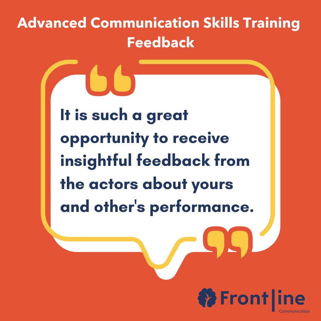 FLComs's tweet image. Our stellar team of actors not only help you to role play complex patient scenarios - they are also on hand to give thoughtful and productive feedback. #ACST #BLACST #FrontlineCommunication