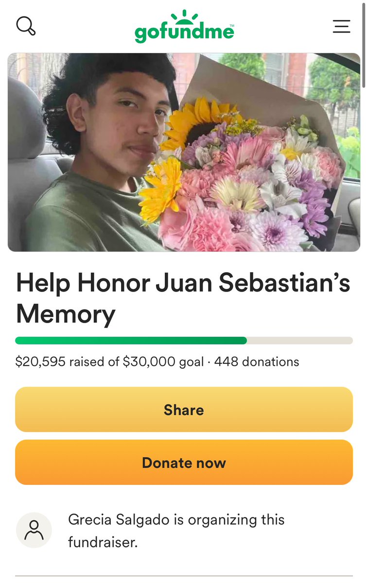 GWHS Boys Soccer (@gwhs_boyssoccer) on Twitter photo Our deepest condolences to Juan’s Family and the Juarez Community.
Please consider donating and helping Juan’s family.
<a href="/BJCAEagles1/">Benito Juárez Community Academy</a> @BODYARMORseries <a href="/GWHS_Patriots/">George Washington HS</a> <a href="/BuddysHELPERS/">Buddy's HELPERS</a>
gofundme.com/f/jh6hy-help-h… Our deepest condolences to Juan’s Family and the Juarez Community.
Please consider donating and helping Juan’s family.
<a href="/BJCAEagles1/">Benito Juárez Community Academy</a> @BODYARMORseries <a href="/GWHS_Patriots/">George Washington HS</a> <a href="/BuddysHELPERS/">Buddy's HELPERS</a>
gofundme.com/f/jh6hy-help-h…