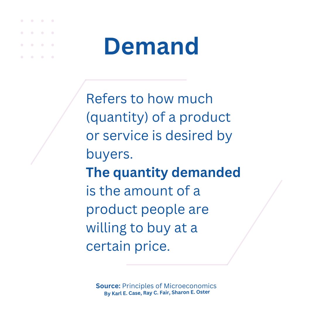 ShapersAmman's tweet photo. 🛒 Supply = what sellers offer at a price. Demand = what buyers want at that price. When they match, the market reaches equilibrium, with no excess supply or demand. Stay informed with #EconomicTuesdays by Global Shapers Amman Hub! 📊⚖️ #economy https://t.co/bzaYmSa9kz