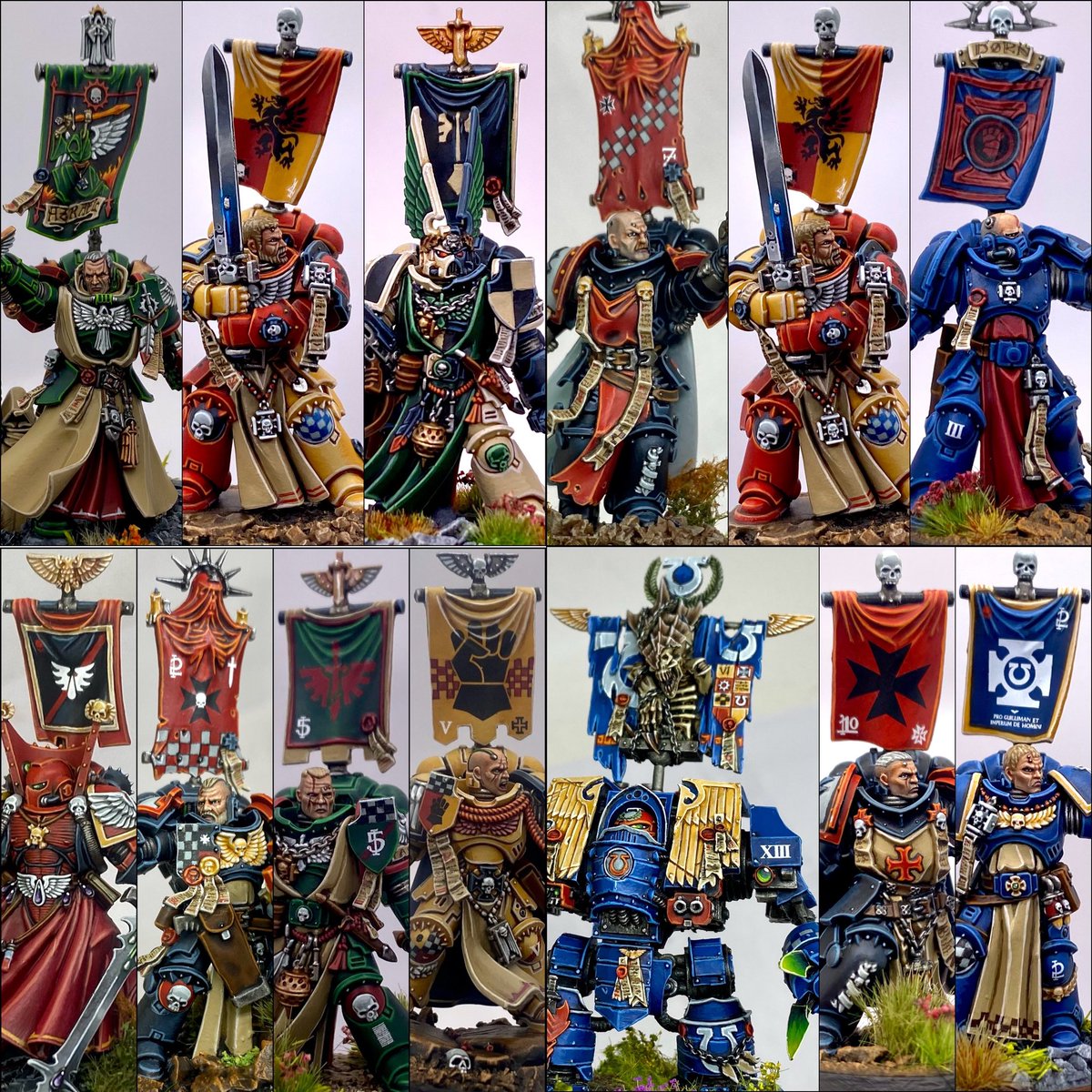 Space Marines with back banners are the best Space Marines…
#WarhammerCommunity #Warhammer40k #PaintingWarhammer #SpaceMarine