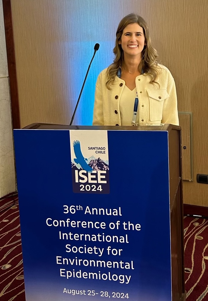 Kaiser Permanente Research NorCal (@kpdor) on Twitter photo Our research fellow Alicia Peterson <a href="/DrAliciaKP/">Alicia Peterson, PhD</a> presented her work on #prenatal organophosphate esters #OPE exposure and birth outcomes within the #PETALS cohort at #ISEE2024 in Santiago, Chile. Our research fellow Alicia Peterson <a href="/DrAliciaKP/">Alicia Peterson, PhD</a> presented her work on #prenatal organophosphate esters #OPE exposure and birth outcomes within the #PETALS cohort at #ISEE2024 in Santiago, Chile.