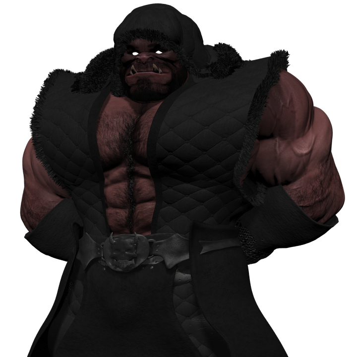 Gorge glow up. Just sharing because 'hunky', ya' know? 

Part of a WIP—testing an idea I've had for a while, but thanks to a sudden epiphany I've made a lot more progress than I expected...

#Hunky #Ogre