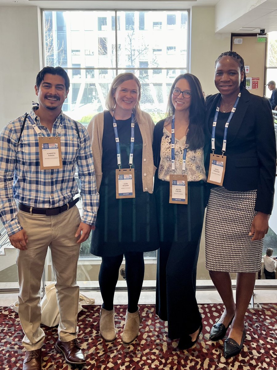 LauraAMcGuinn's tweet photo. So happy to reconnect with my @UNCpublichealth cohort buddies at #ISEE2024 !! @MFurlongPhD @Hparada @ronkea21 https://t.co/9hDx10Rwwj