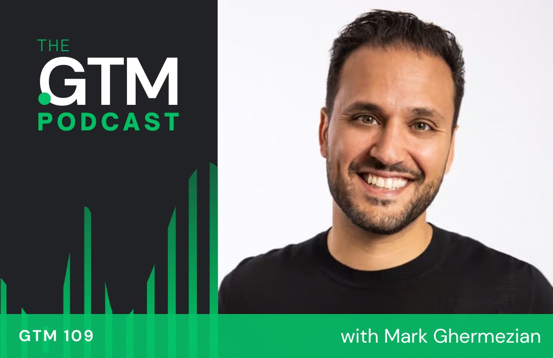 imranalix's tweet photo. GTM 109: Behind the Scenes on Building Braze From 0 to IPO and Incubating 2 Companies with Mark Ghermezian https://t.co/HPh76M6N9v https://t.co/DsTKjakU0S