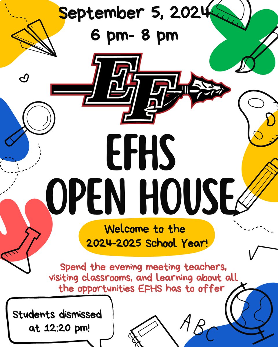 Hope to see you at open house on Thursday, September 5th from 6PM-8PM!