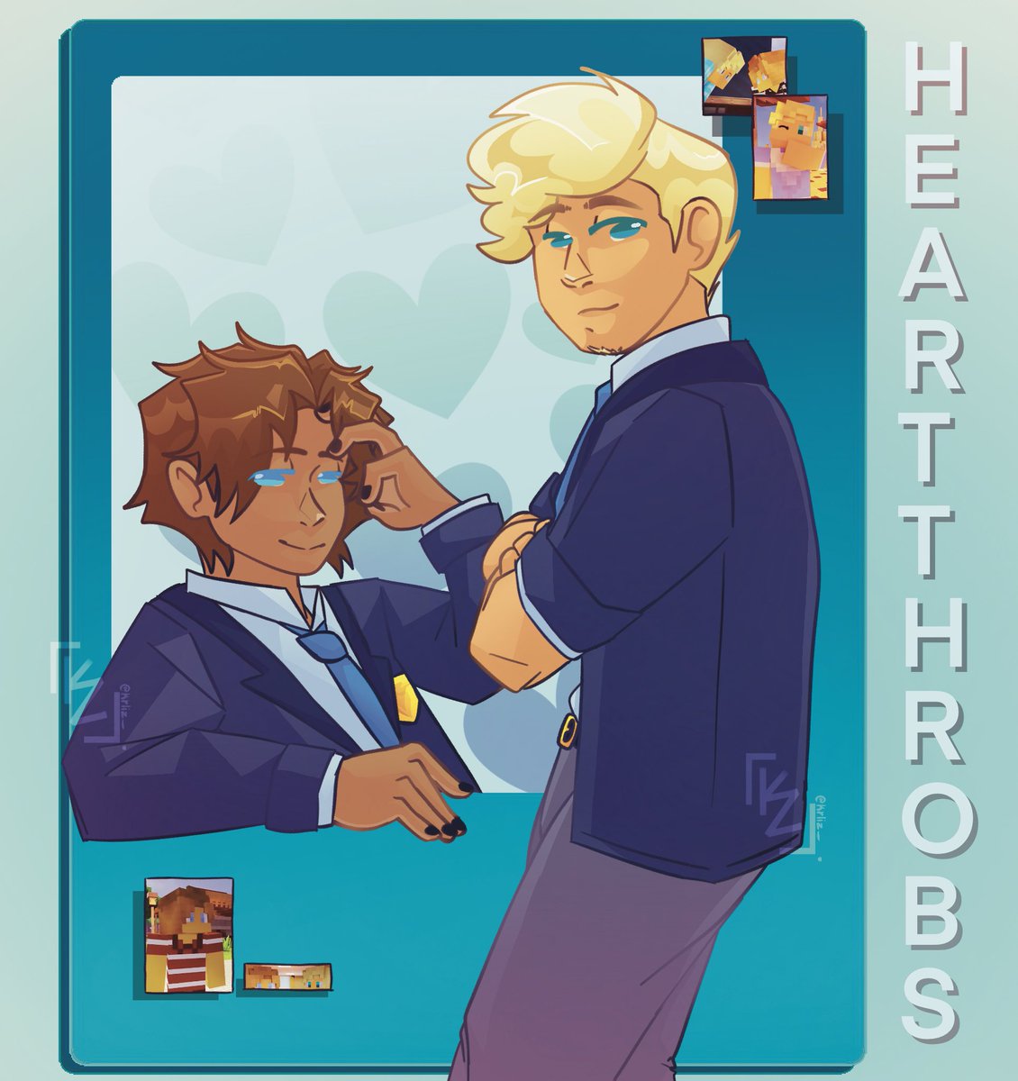 krliz_'s tweet photo. The Heart-Throbs.
(They peaked in highschool 👍)

#garrothromeave #laurancezvahl #garrance #minecraftdiaries #aphtwt #aphmau #mystreet #pheonixdrophigh https://t.co/xpIPmR0r0w
