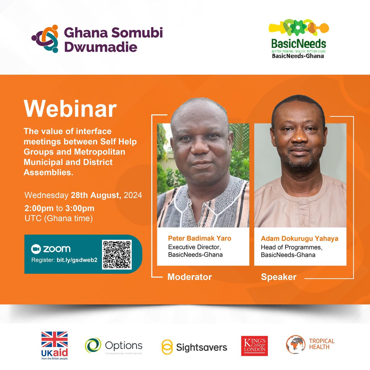 RichSand10's tweet photo. Interested in strengthening support systems for people with mental health conditions and their caregivers? This webinar is for you!

Join us on *28th August at 2:00 PM UTC,* and let’s delve into this and more!

Register: https://t.co/GLCTK0Wo9M https://t.co/DdbwXjy3Tt