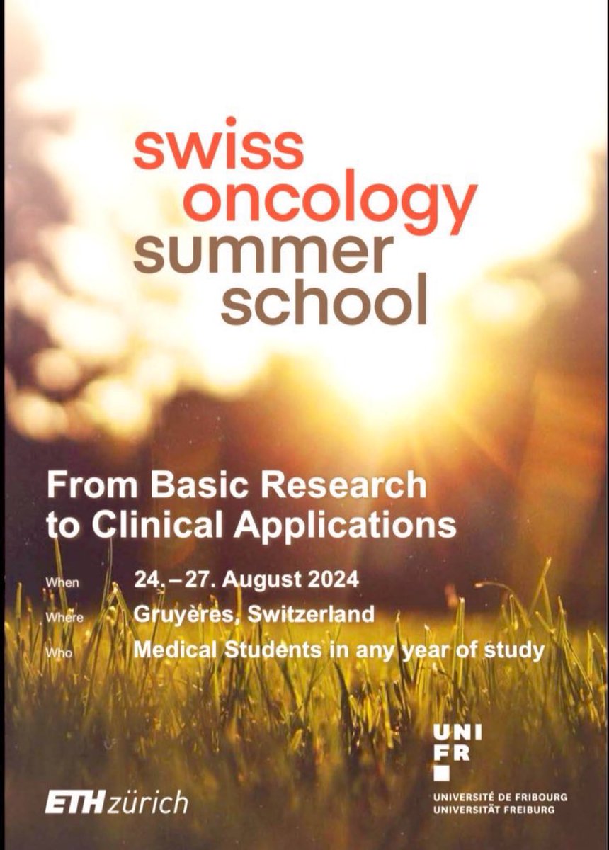 Excellent educational experience at Swiss Oncology Summer School organized by Prof <a href="/MdCurioni/">Curioni_Oncology_MD</a> <a href="/UniFreiburg/">Universität Freiburg</a> &amp; <a href="/ETH_en/">ETH Zurich</a> in the beautiful Gruyère. So exciting discussions with the new generations of researchers! Congrats Alessandra for an amazing workshop.<a href="/DrJNaidoo/">Jarushka Naidoo</a> <a href="/peters_solange/">Solange Peters</a>