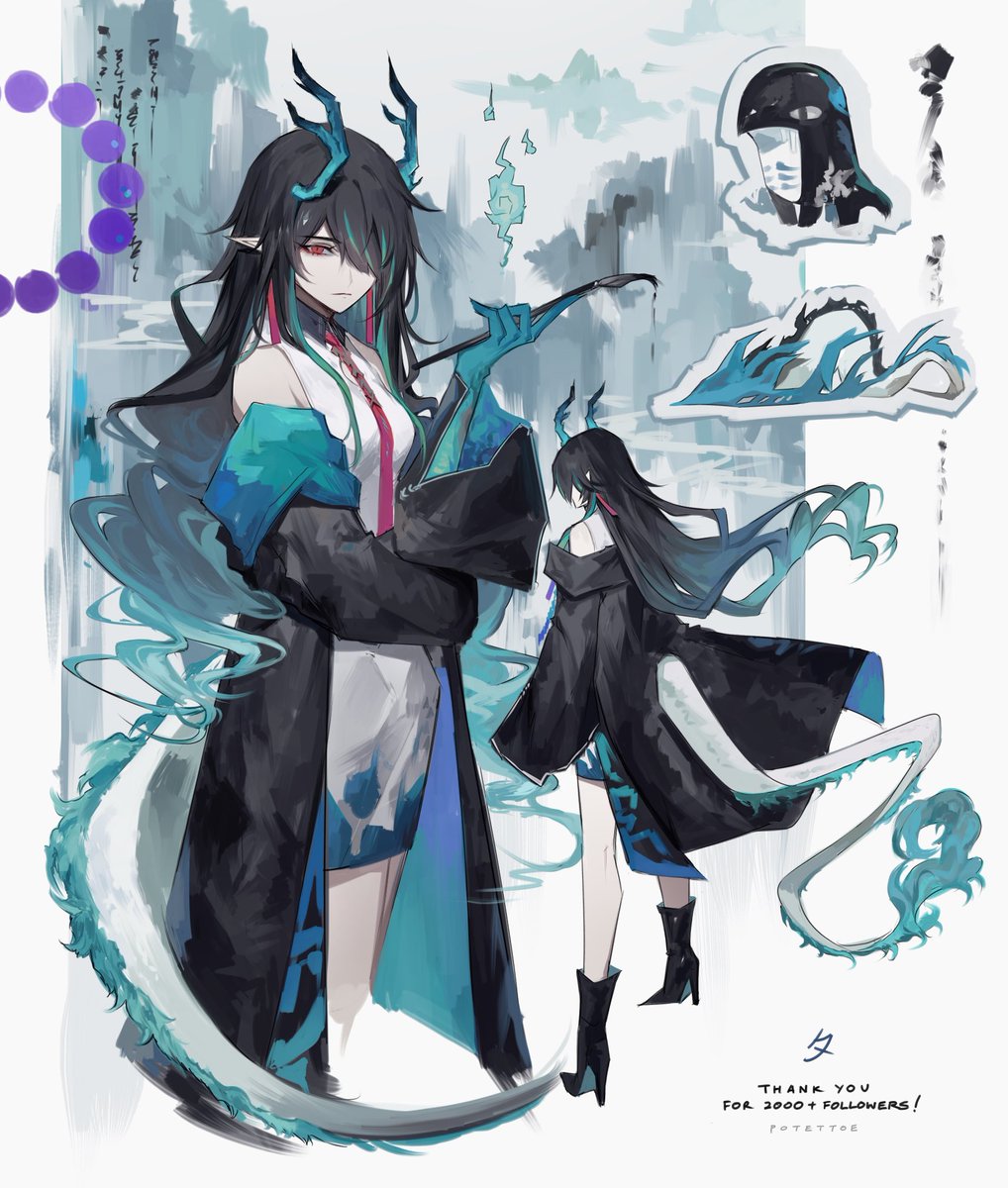 potettoe's tweet image. [2K+ RAFFLE] 
TYSM for all the support!! 🖤 Hosting a small raffle as a celebration~ 🥹

Like + RT + be following to enter~ 
1 winner will get a sketchpage like this of any character of choice! (Couples ok!) 

Will be randomly choosing on 9 SEP 🤍