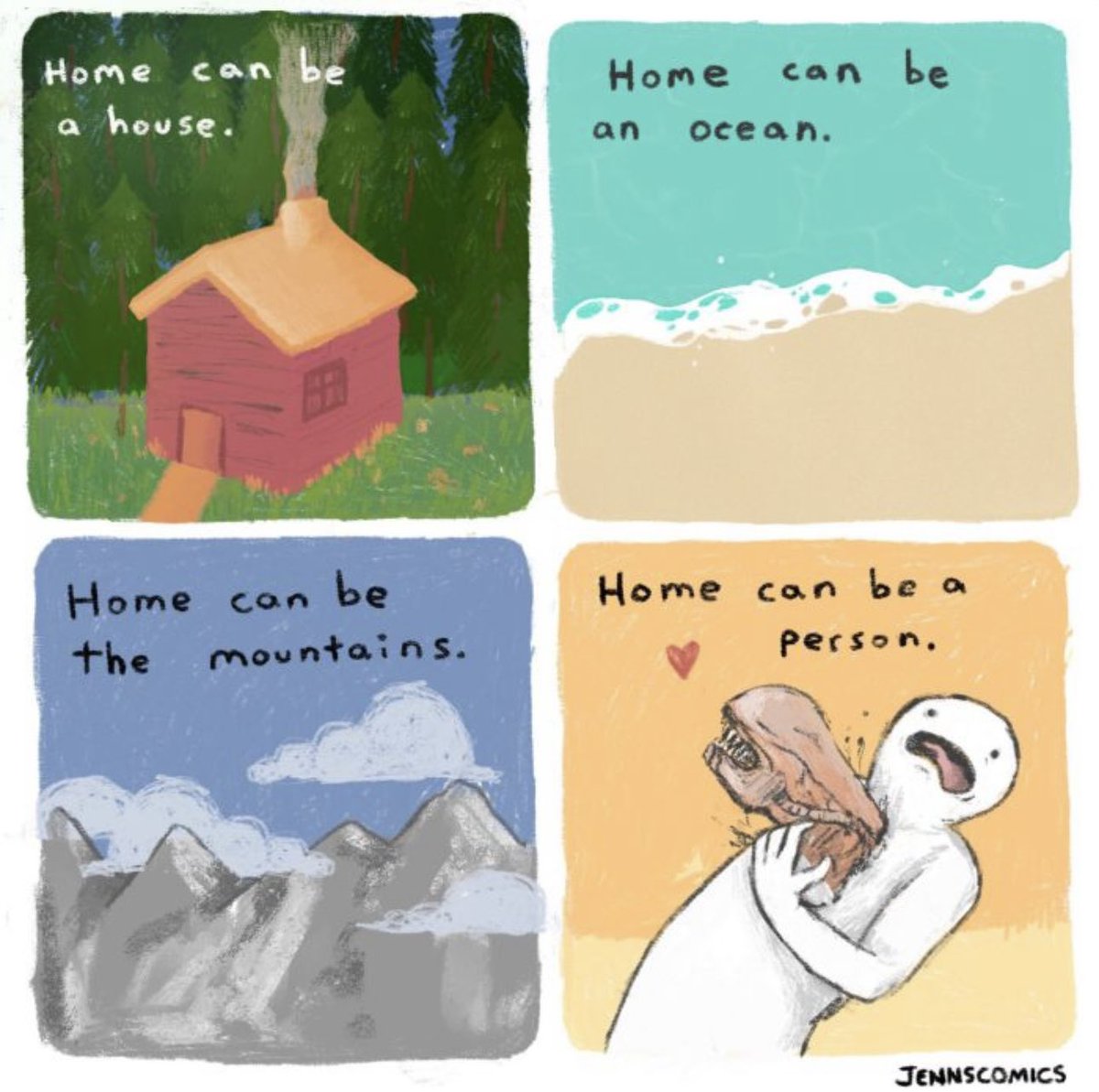 🏠 🌊 🏞️ 😵 🖤