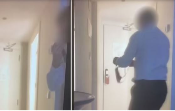 CliffordEd86477's tweet photo. 🥶🙏🙏🙏Video: Creepy Benidorm hotel receptionist caught sniffing and stealing Brit's knickers  Rara Armstrong video , rara curves onlyfans , Rara Armstrong sniffing underwear video
Full clip 100%:  https://t.co/wANw276K5M
https://t.co/outnd3TPBo https://t.co/muiHhIanPf