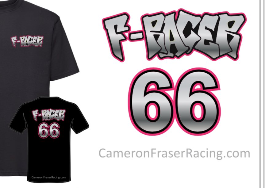Thank you to everyone who has purchased some F-racer merch over the last few weeks. I'm placing another order for T-shirts &amp; hoodies this week so please let me know if you would like me to add any additional orders 😃

T-shirt - £18
Hoodie - £30 

Collect at race weekend £4 P&amp;P