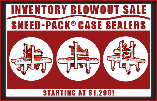 SneedCoding's tweet photo. Overstock blowout on SNEED-PACK® Case Sealers📦! 
Automate your packaging for less, starting at $1,299. 
Improve efficiency and cut costs. 🔎Explore our selection and schedule a consultation now👇! 
#PackagingSolutions #HowItsPackaged #KeepPackagingSimple https://t.co/JR0kyXTlWk