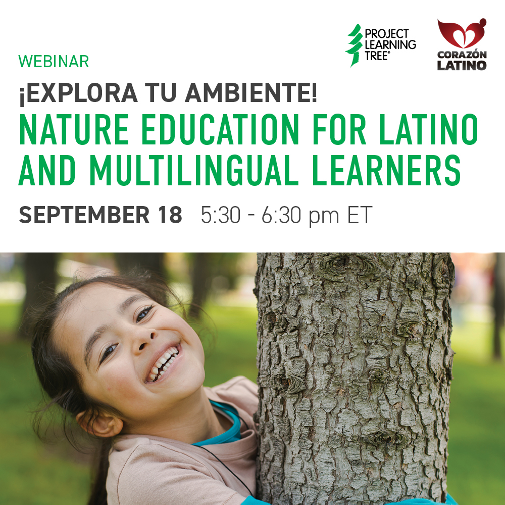 Project Learning Tree (@plt) on Twitter photo Want to engage Latino & multilingual learners in nature education? Join us on Sept 18 for ¡Explora tu Ambiente! A free, 1-hour webinar by #PLT & <a href="/corazon_latin/">Corazón Latino</a>.
🔗 Sign up: tinyurl.com/Explora-tu-Amb… Want to engage Latino & multilingual learners in nature education? Join us on Sept 18 for ¡Explora tu Ambiente! A free, 1-hour webinar by #PLT & <a href="/corazon_latin/">Corazón Latino</a>.
🔗 Sign up: tinyurl.com/Explora-tu-Amb…