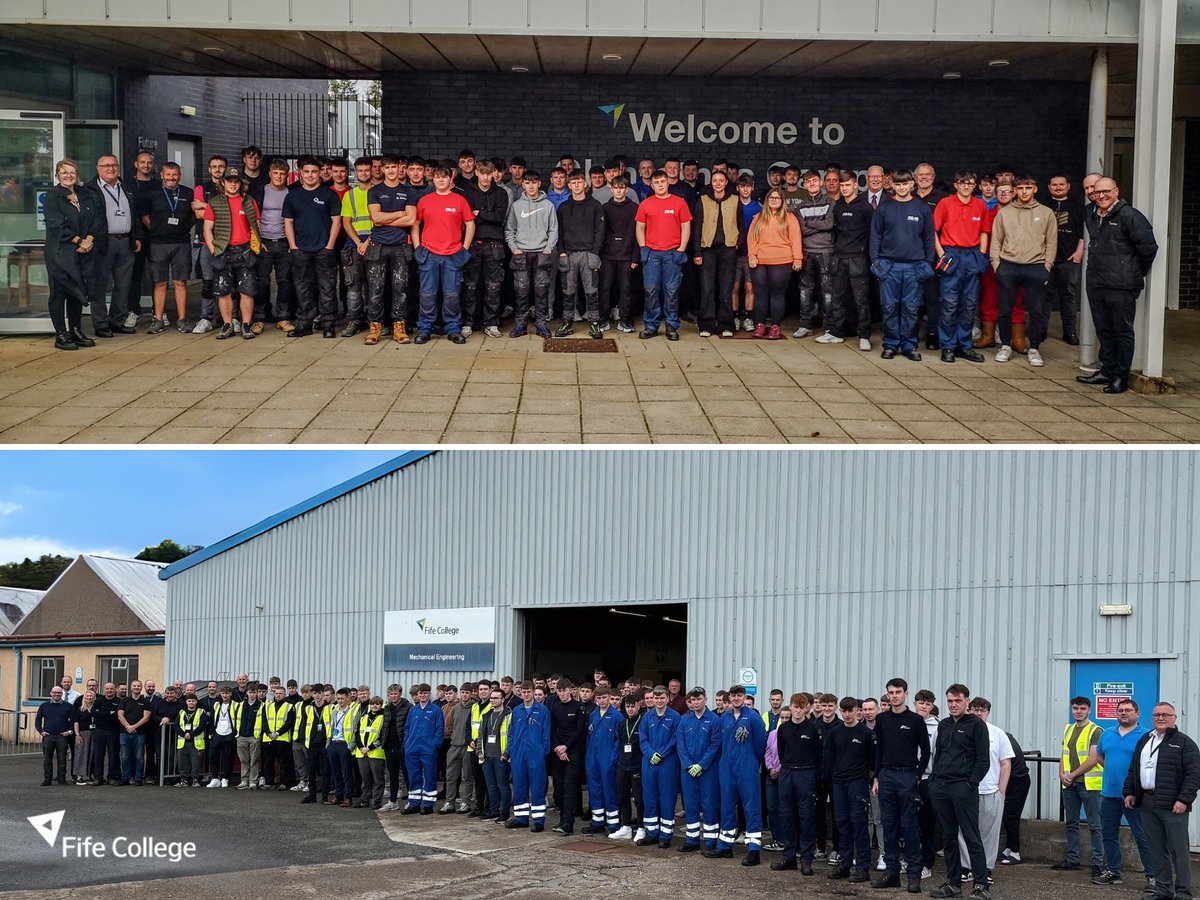 📈 Fife College welcomed a record intake of Modern Apprentices this week.

This includes - for the second year running - a record number of Engineering MAs! 🙌 

📰 Read the full story here - bit.ly/3T7zrKN  

#FifeCollege #ModernApprenticeships #RecordBreakers