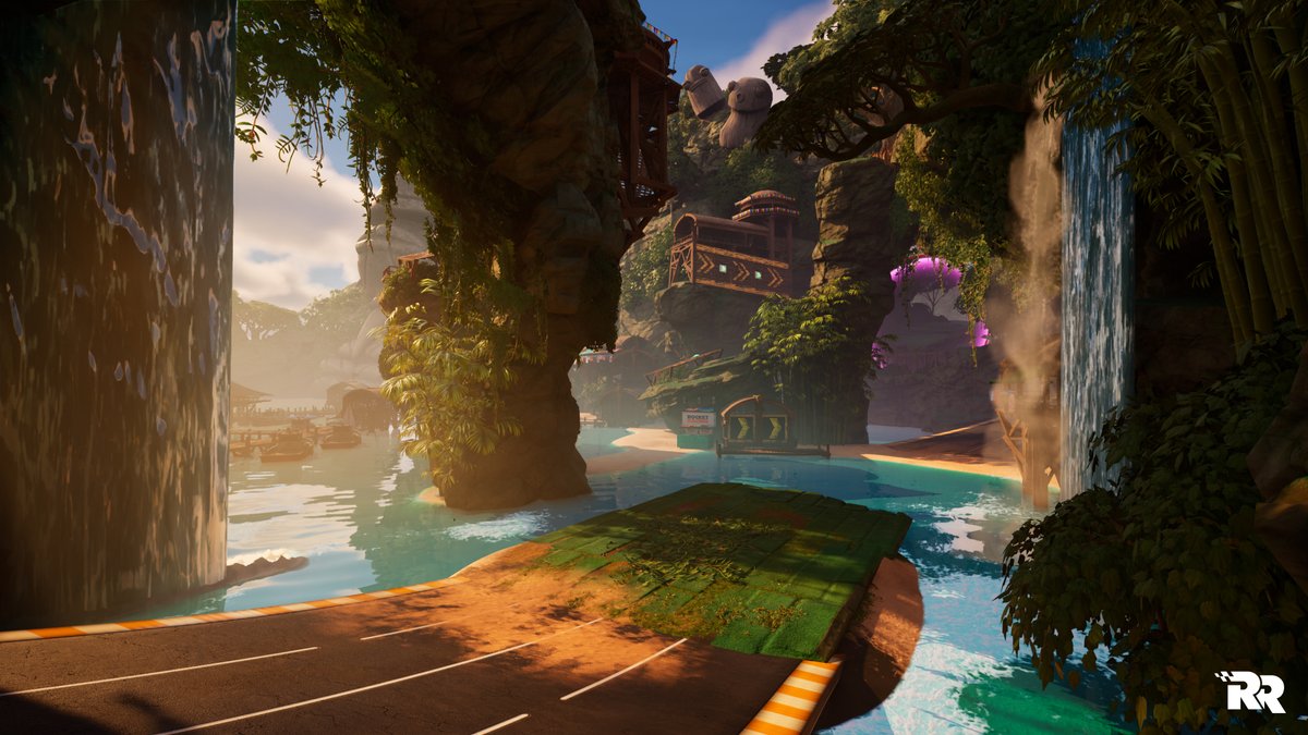 Drive, drift, and fly through some of Inferno Island’s most popular tourist 
attractions in Azure Grotto 📸