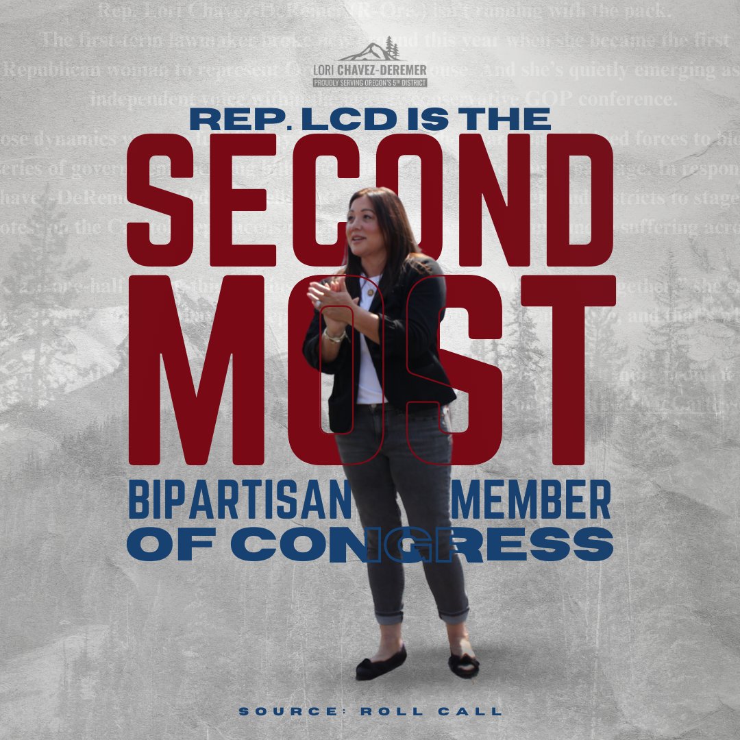 In 2023, I had the second-highest bipartisan voting record in the U.S. House of Representatives.

I never hesitate to stand up and do what's right for #OR05 and will continue working to be Oregon's independent voice!